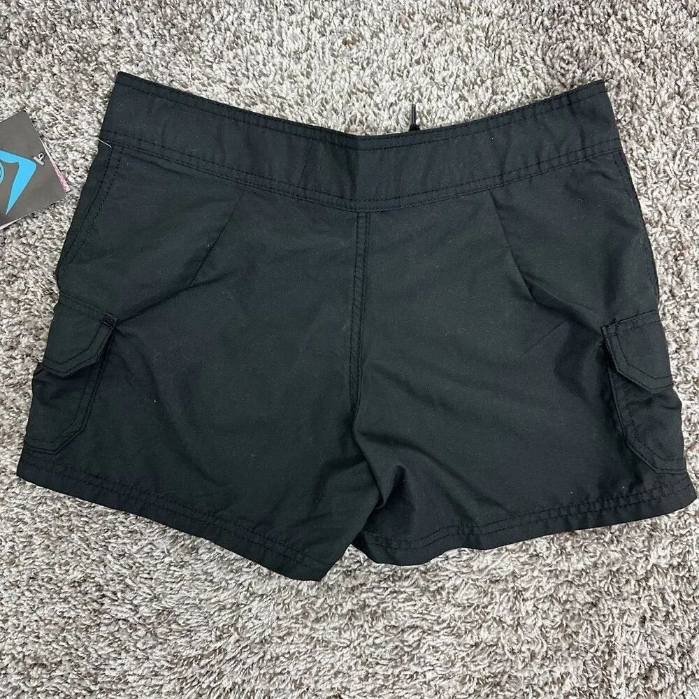 NEW KANU Women's Breeze Size 6 Purple Board Shorts‎ #8100 Drawstring
